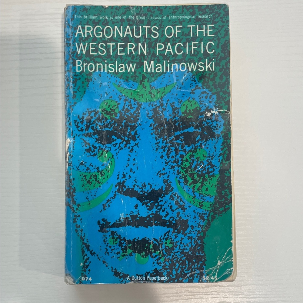 ARGONAUTS OF THE WESTERN PACIFIC Bronislaw Malinowski